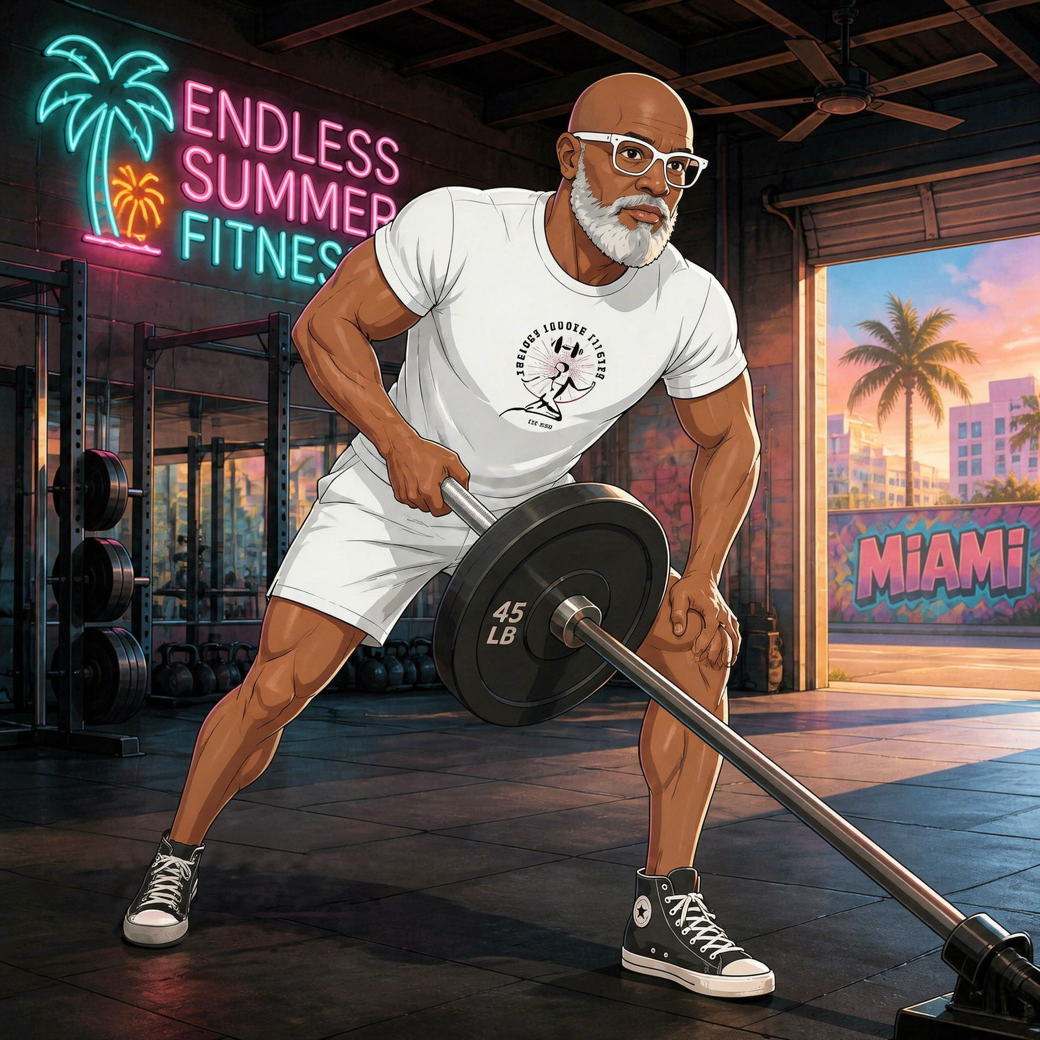 Rotational landmine row strengthening kayaking muscles. Functional Low-Impact Exercises