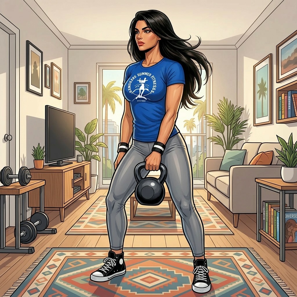 Quick Routines for Busy Pros. Quick hybrid training movement for busy professionals working out at home