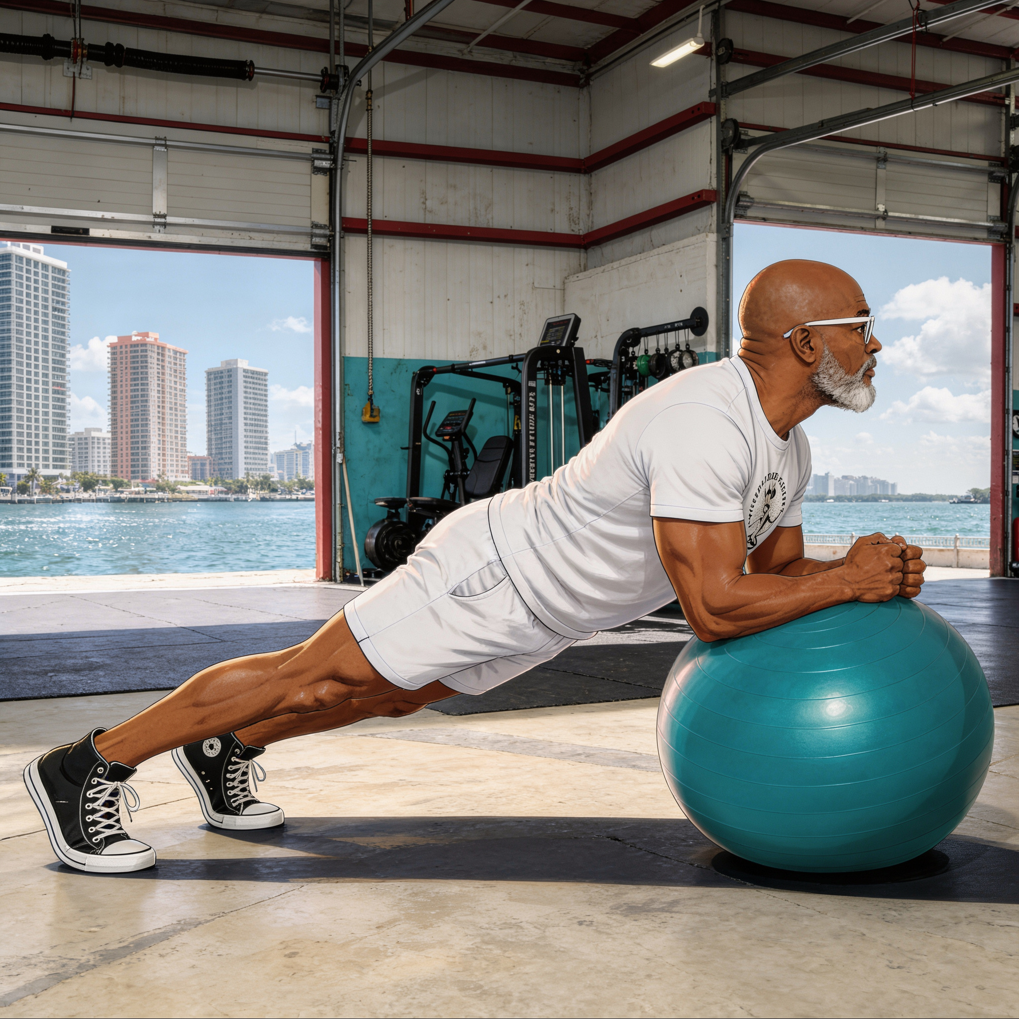 Lat pull variation improving upper body control for kayaking. Functional Low-Impact Exercises