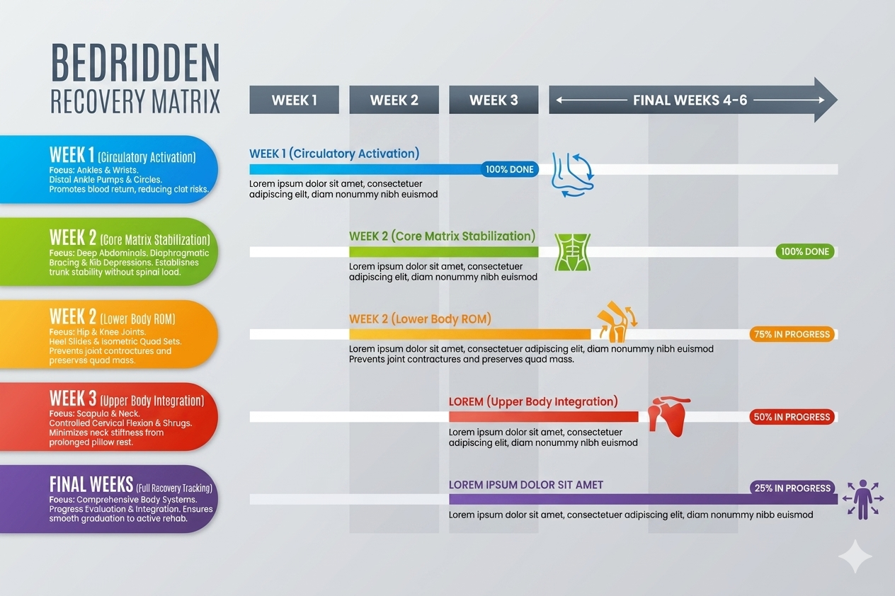 Bed Moves for Recovery. The Bedridden Recovery Matrix